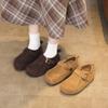 Stepping On Shit Feeling Retro Birkenstocks Women's Autumn and Winter 2025 New One-pedal Lazy Shoes Casual British Style Single Shoes