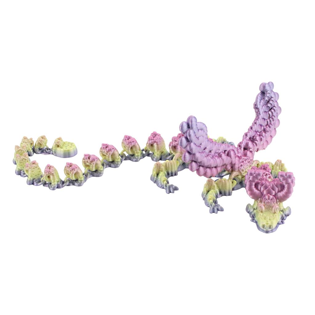 3D Printed Gradient Goat Dragon, Gradient Consumables, Joint Mobility, Party Gifts, Artistic Handicrafts