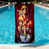 One Piece Print Beach Towel Design, Soft, Lightweight. for Home Bathroom, Spa, Pool, Yoga, Surfing, Camping, Gift for Family, Friend