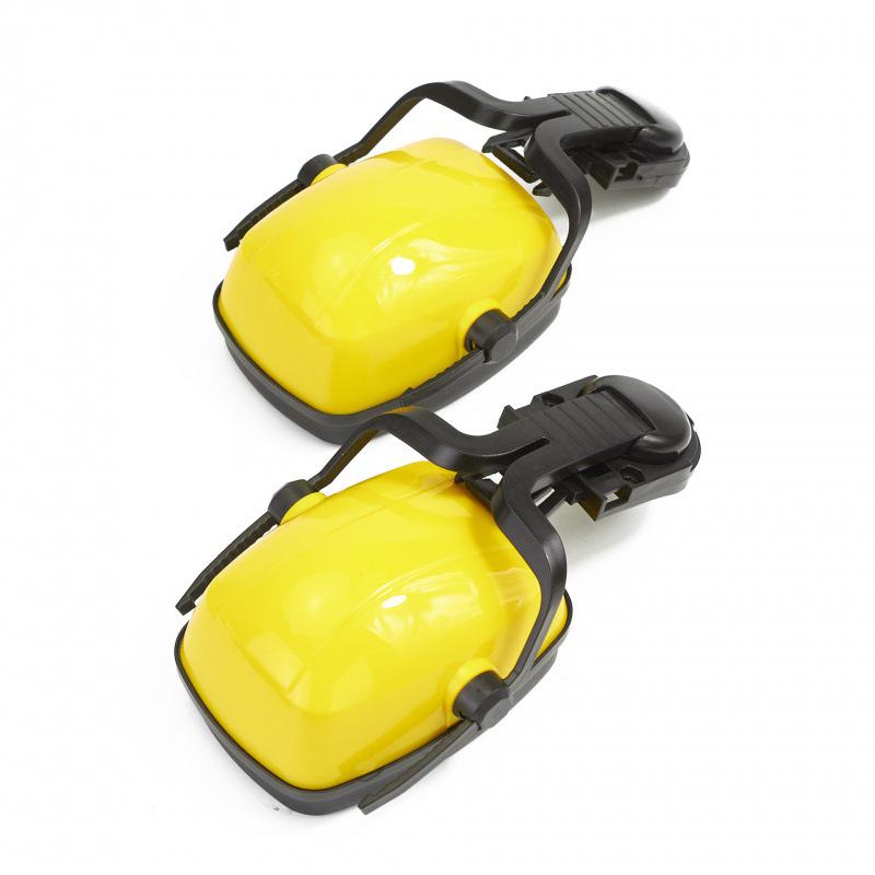 Safety Helmet Noise Reduction Ear Muffs - Soundproof and Comfortable Protective Earphones жёлтый