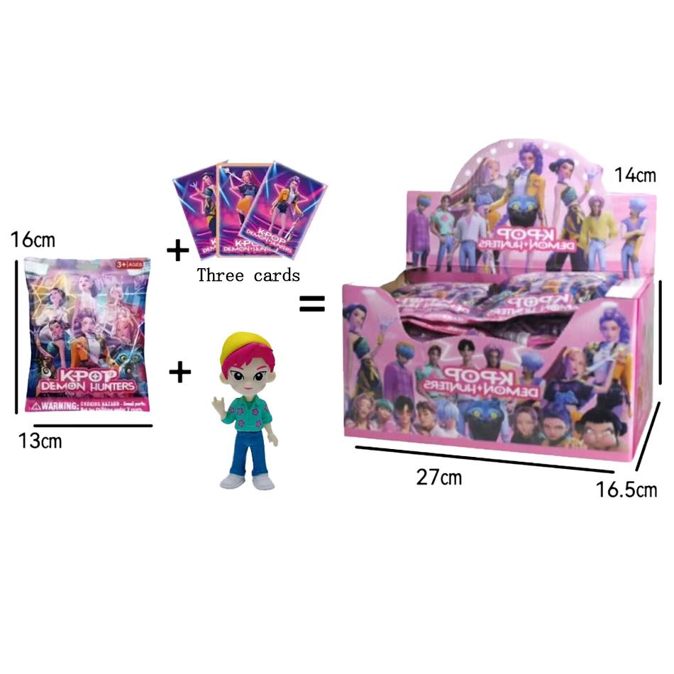 Anime Kpop Devil Hunter Blind Box - Fun Disassembly Small Statue Desktop Model Blind Bag Collectible Gift