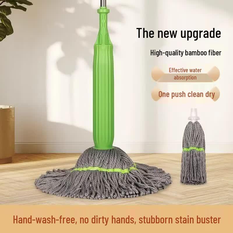Self-Wringing Rotating Floor Mop