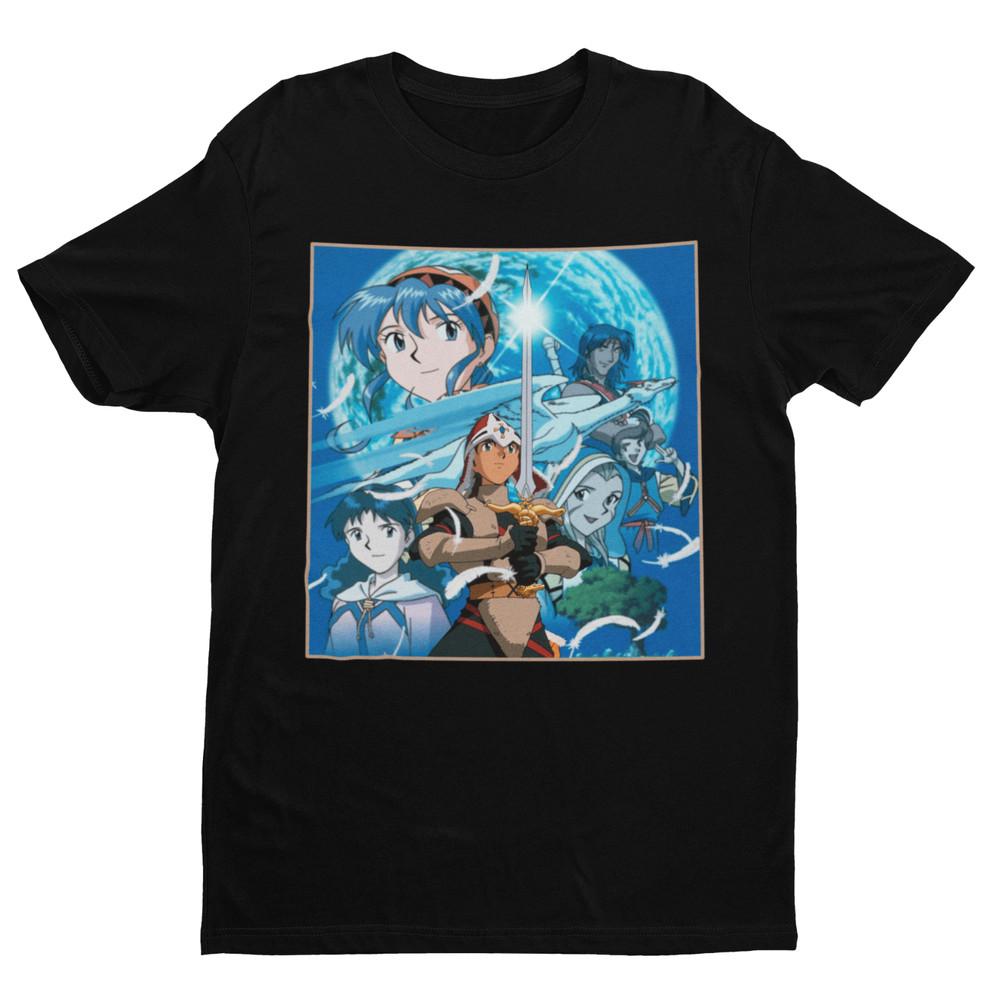 Серебристая Луна Обложка Премиум Премиум Унисекс Футболка Ключевой Арт Подарки для Него, Нее 3XL