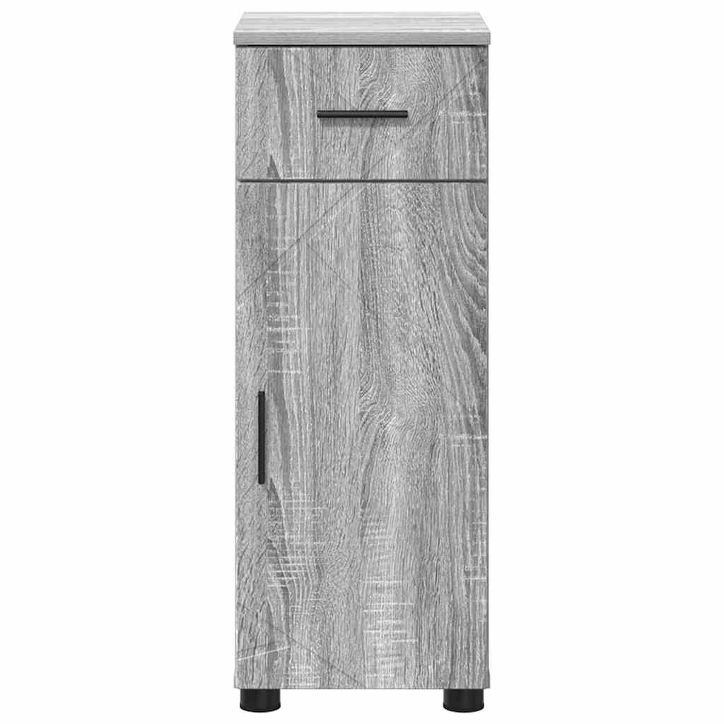 Bathroom Cabinet with Drawers Grey Sonoma 30 X 35 X 80 Cm