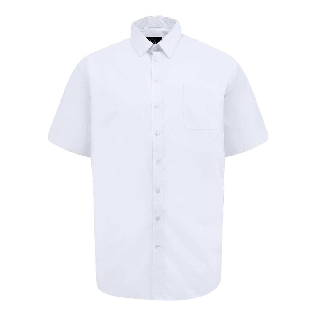 Duke Mens D555 Lucas Stretch Kingsize Short-Sleeved Shirt