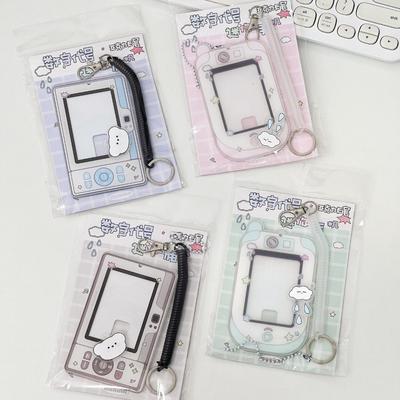 Cute 3 Inch Photocard Holder Kpop Acrylic Photo Card Case Mobile Phone/camera Shape Idol Card Protector