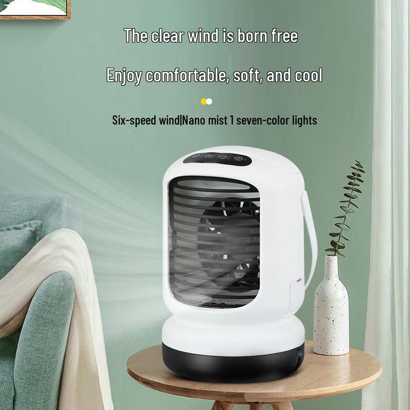 12345th Gen Mini Desktop Air Cooler & Humidifier Fan