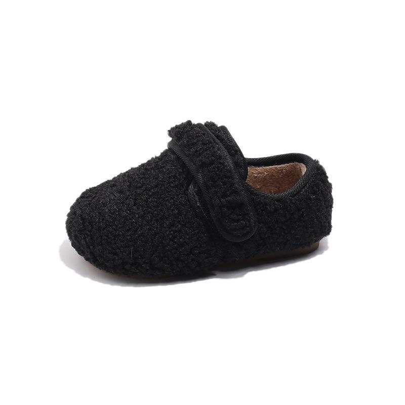 Baby Baumwollschuhe Winter warm und Samt neu Klettverschluss Jungen und Mädchen flauschige Schuhe Studenten Klassenkameraden Kinderschuhe
