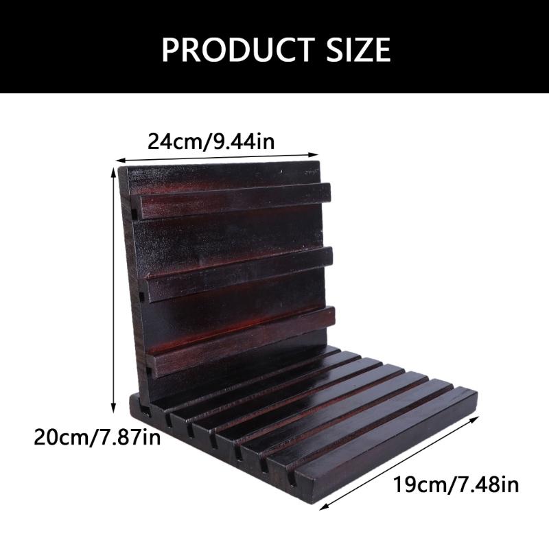 Hölzerner Challenge Coin Displayständer Mehrreihig Desktop Münzhalter Medaillen Ausstellungsregal Regale Münzorganisatoren Koffer