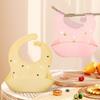 Baby Silicone Bib Toddlers 3D Waterproof Drool Catcher Soft Food-Grade Feeding Apron Infants Kids