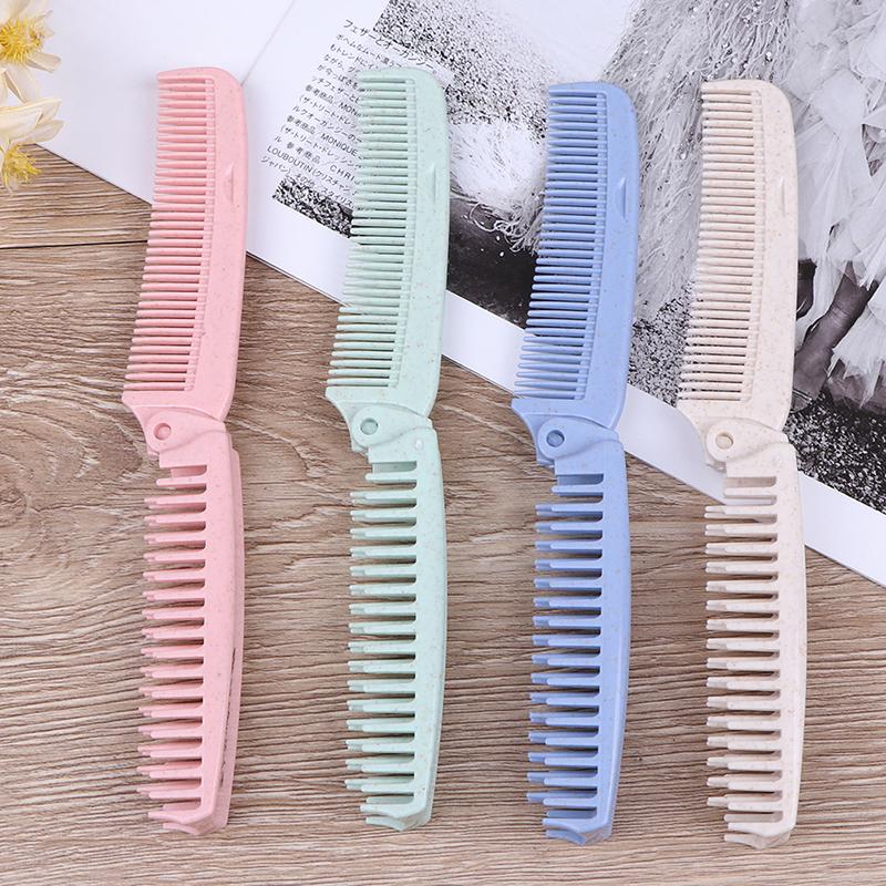 1 Pcs Foldable Hair Comb Brush Anti-Static Hairbrush Portable Travel Hair Brush