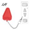 Door Safety Device Portable Lock for Home Travel Stop Additional Security Iron Privacy No Drilling Locker Hotel Apartment Dorm Heavy Duty