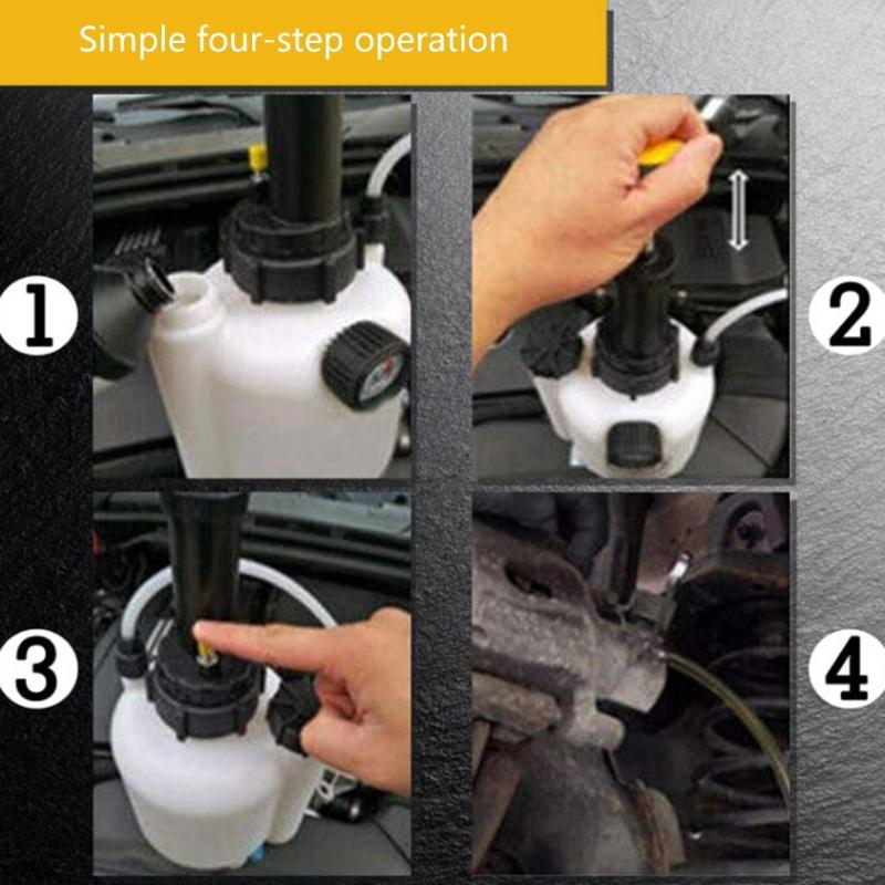 Replacement Tools Manual Car Brake Oil Pots Auto Brake Bleeder Fluid Pump Hydraulic Fluid Change Tool for Brake Bleeding
