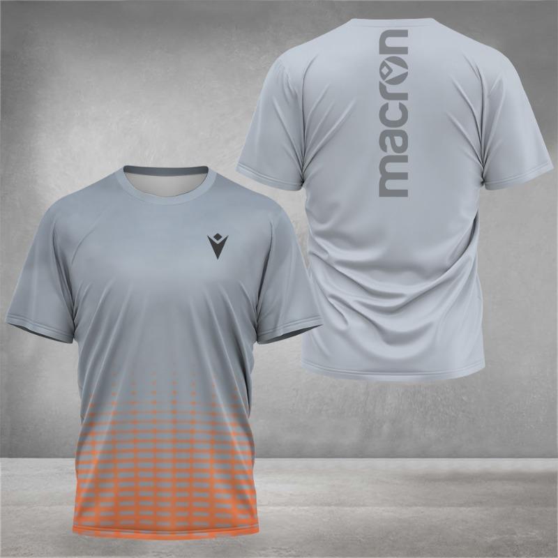 Men's and Women's Quick Drying Sports T-shirts Tennis Economy 3D Printing Short Sleeved Soft Badminton Tops Summer Fashion