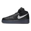 Nike Air Force 1 Mid Premium Black Metallic Silver Unisex Sneakers Hyper-Pink Anthracite DX3061-001