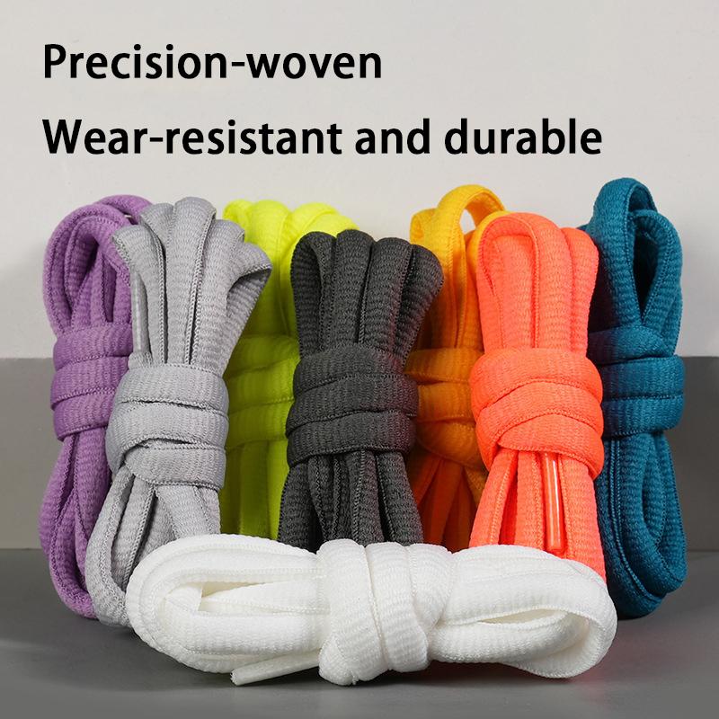 1Pair/3Pair 0.9cm Half-Round Shoelaces Sports Shoelaces Semicircular Shoelace High-Quality Laces for Sneakers Basketball Shoes