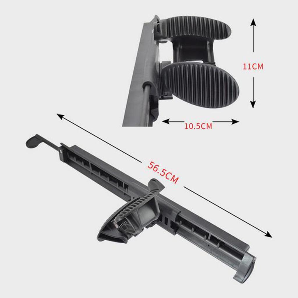 1 Pair Adjustable Kayak Pedal Foot Rest Rudder Control