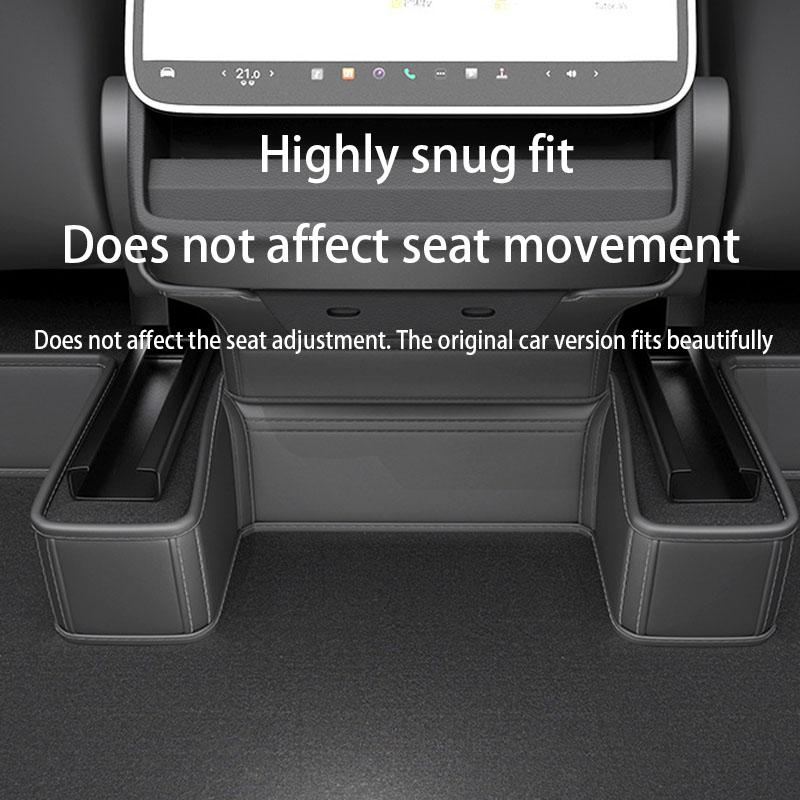 For Tesla Model Y Juniper 2025 Nappa Leather Front and rear Under seat corner protectors vehicle  Car Interior Accessories