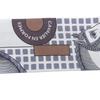 Excellent HERMES Scarf CAVALIER EN FORMES Gray Silk Women Used