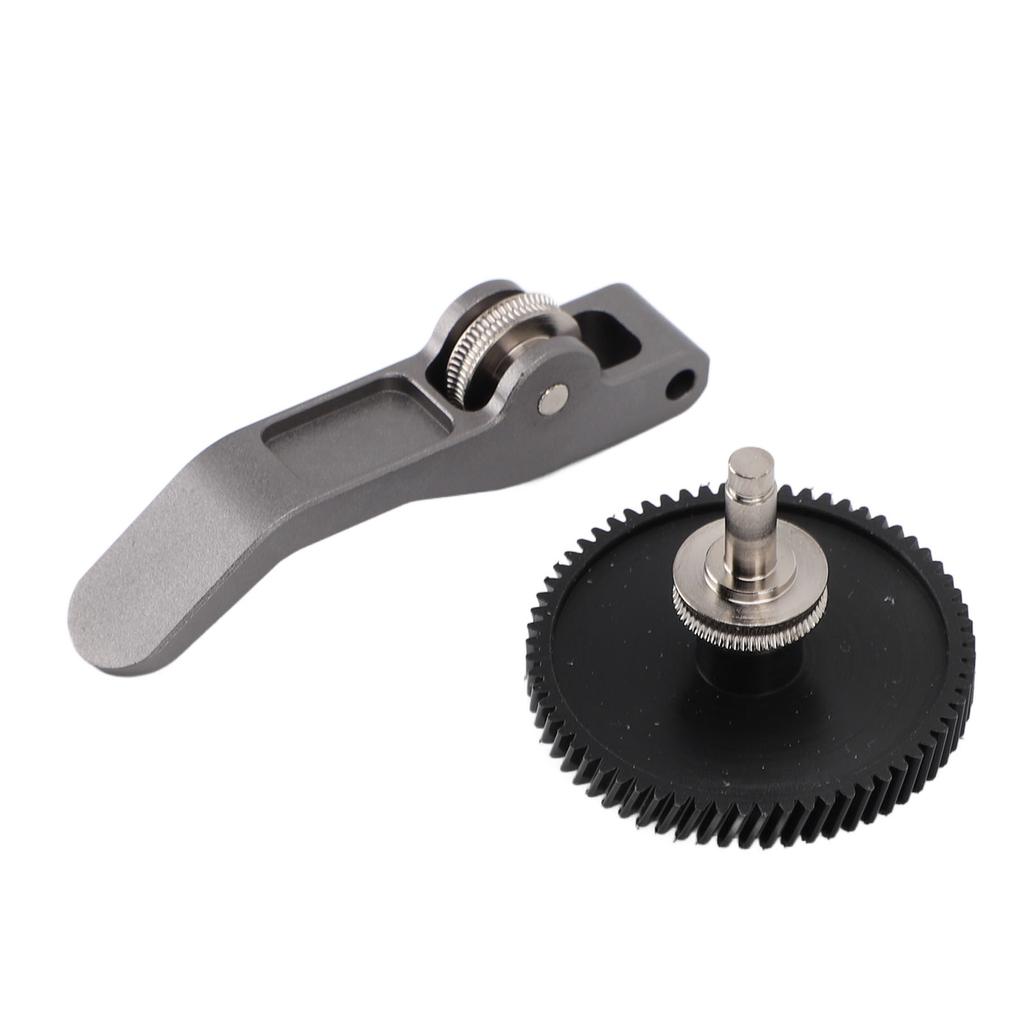 Hardened Steel Extruder Gear with Aluminum Alloy Handle Filament Drive Gear Replacement for Lab A1 A1 Mini 3D Printers