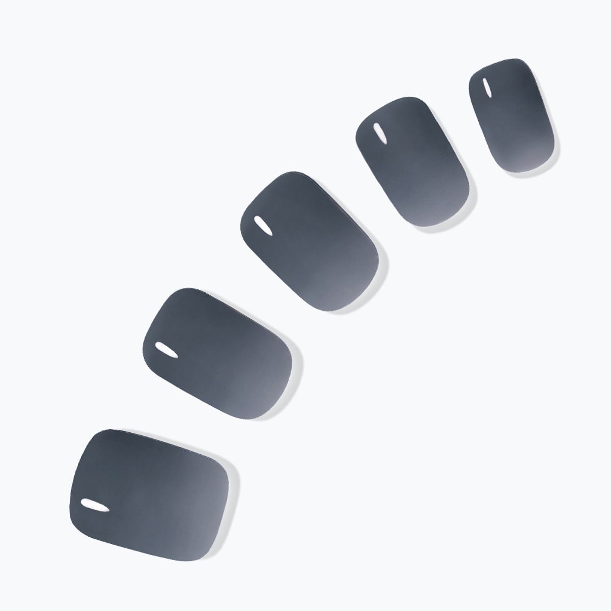 Dashing Diva Magic Press Noir (Regular Round) Nail Tips Regular