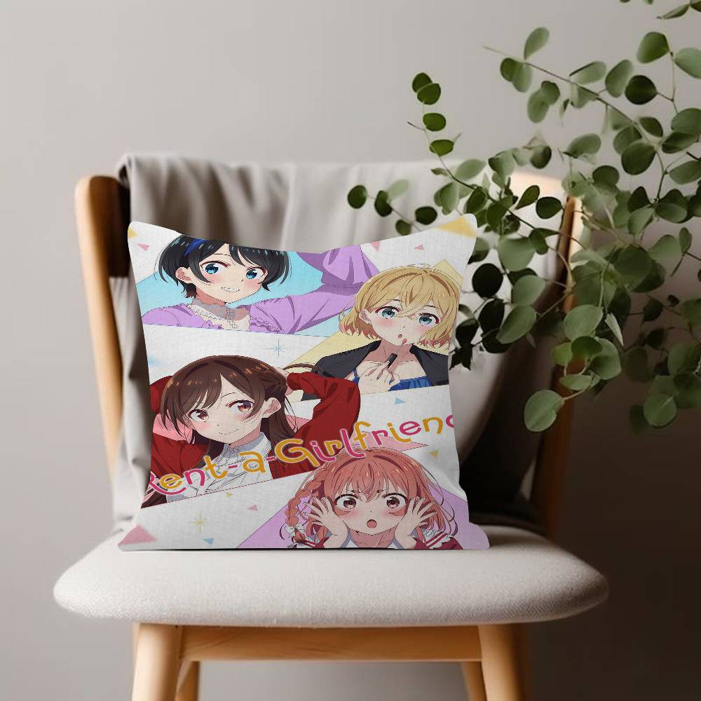 pc Ichinose Chizuru Anime RentaGirlfriend Pillow Cushion Cover Pillowcase Living Room Sofa Home Decor Customized 30X30cm