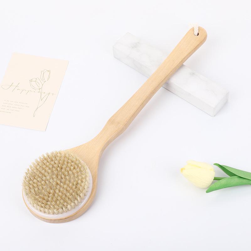 Cross-Border Bristle Massage Bath Brush - Handheld Round Body Brush