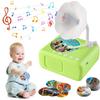 New Kids Phonograph with 96 Cards,Toddler Record Player, Kids Storytelling Machine,Educational Phonograph for Boys and Girls (Green)