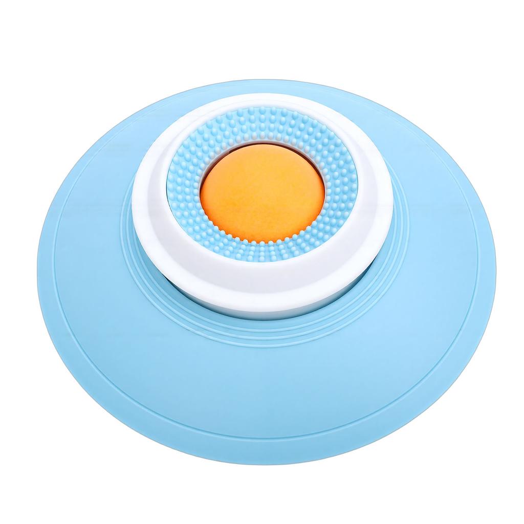 Dog Cat Lick Toy Rotating Licking Bowl Enrichment Toy Suction Cup Interactive Feeder Dog Lick Treat Dispenser