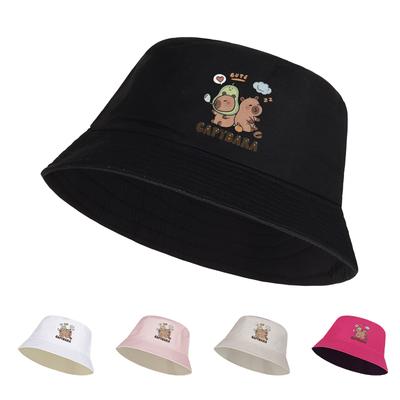 MLFO 1 Multifunctional Casual Hat, Unisex Capybara Print Fisherman's Hat, Outdoor Sports Fishing Hat, Sun Hat, Casual Hat