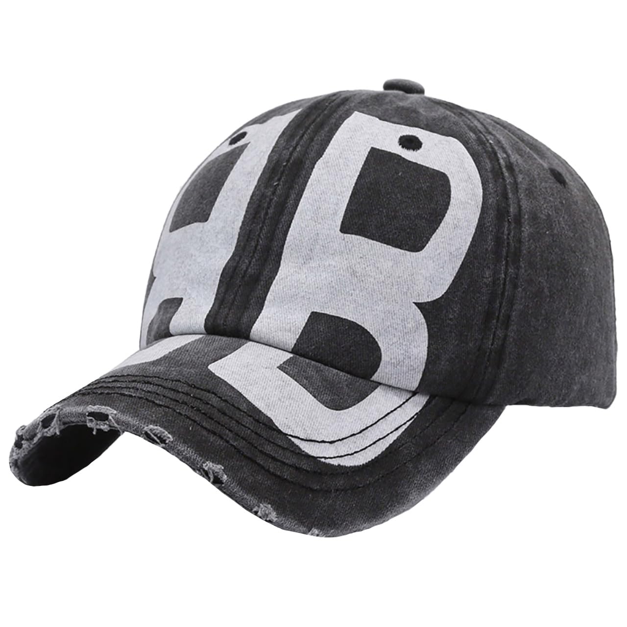 

Cap Hat Vintage Printed Logo Stylish Cool CZA151 [White Fang] Men s Women s (Black) чёрный