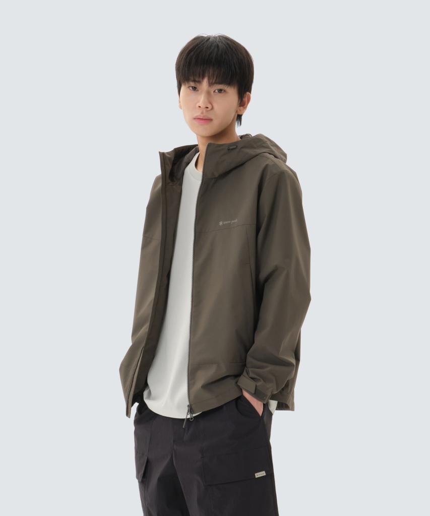 Snowpeak Apparel 2L Titanic Windbreaker (S26Sutwb38) Dark Khaki
