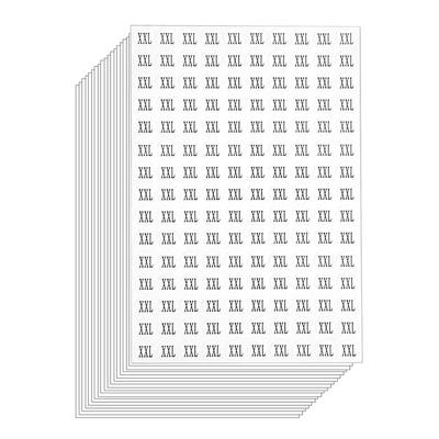 Size Stickers Diameter 13 30 4500 Clothing Size Label Clothing Size Marking Commercial Use XXL, Round, Mm, Sheets, Pieces, Paper, Sorting, Stickers,