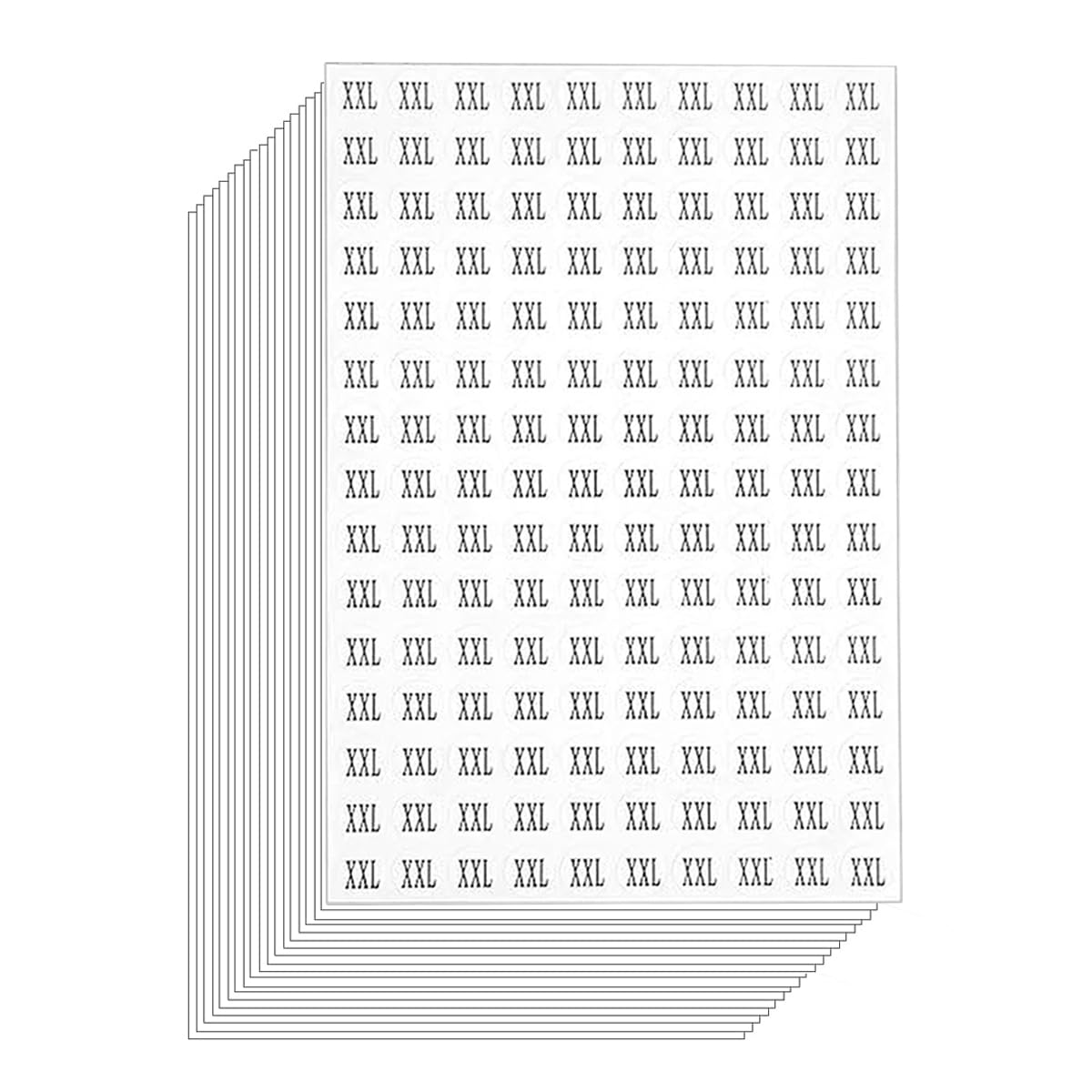 

Размер наклейки диаметр 13 30 4500 этикетка размера одежды маркировка размера одежды коммерческое использование XXL, круглая, мм, листы, штуки, бумага, сортировка, наклейки,