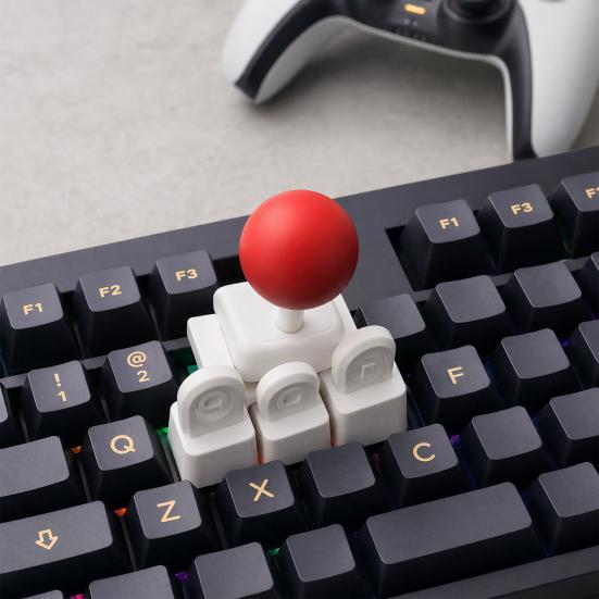 Mechanical Keyboard Accessory 3D Printed Joystick Keycap, King of Fighters Themed Custom WASD Arrow Key Caps, Universal Fit for Most Shaft Keycap