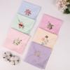 Soft Square Handkerchief Cotton Lace Flower Hanky Luxury Hankies Fabrics  For Women
