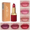 Conjunto de 6 Batons de Longa Duração Hidratante Veludo Brilho Maquiagem Labial À Prova d'Água Pigmentado Batom Nude Vermelho para Mulheres Cosméticos