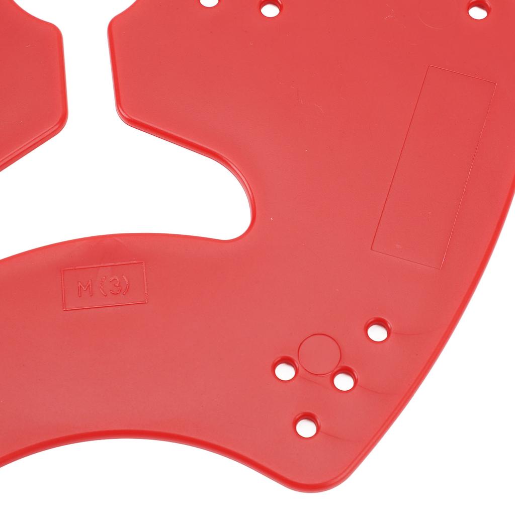 1 Pair Hand Paddles for Swim PP Silicone Adjustable Hand Fin Flipper Flat Paddle Swimming Training Aid for Men Women Children Red L