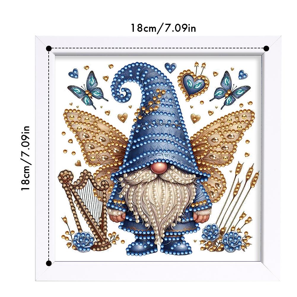 5D DIY Partial Special Shaped Drill Diamond Painting Kit Animal Decor18x18cm Rhinestone Diamond Painting Home Wall Decor