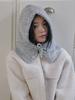 Olinkeompeulliteu Family Sprinkle Boucle Balaclava Adult (Light Gray)