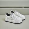 "2025 Spring Korean White Sneakers – Trendy Height-Boosting Casual Shoes for Women, Style Y8613"