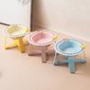 Anti Slip Cat Food Water Bowl Anti Vomiting Elevated Pet Feeder Bowl Ceramic Cat Bowl  Pet Supplies
