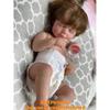 Bambola Reborn Ragazza a corpo intero in vinile di silicone Bambola Neonato per bambini