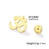 Buddhism Lotusblomma Brosch Yoga Budda OM Lapel Pin Spirituella Smycken Mode Rostfritt Stål Accessoarer