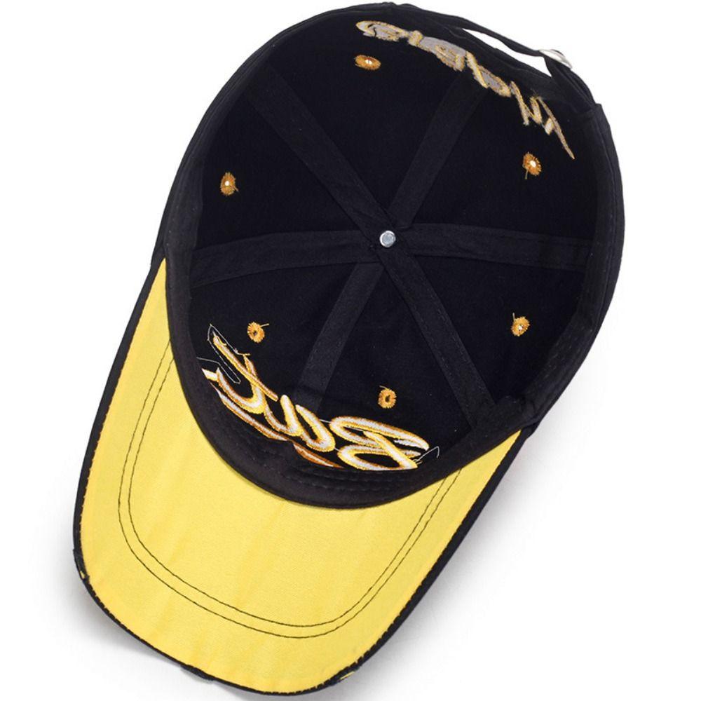 Adjustable Baseball Hats Hip-hop Peaked Cap Versatile BAT Embroidery Hats  Man Women Outdoor Sports