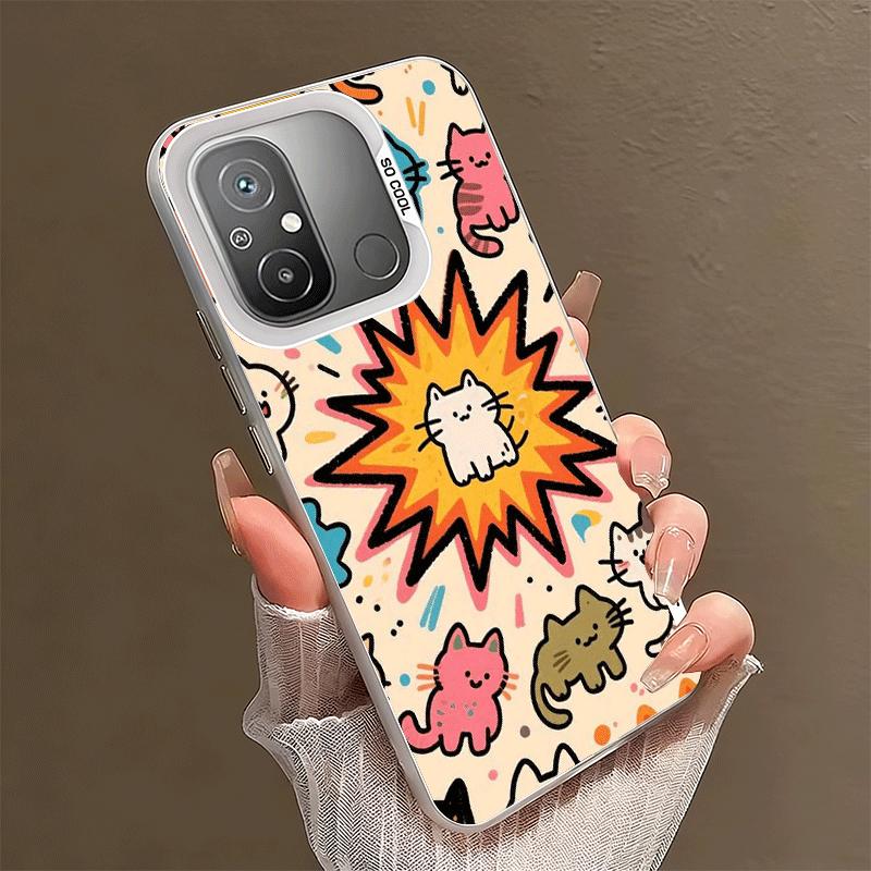 

Cartoon Cute Cats Theme Soft Phone Case for Xiaomi Redmi 15C 15 14C 13C 12C Poco X5 X6 X7 Pro X3 F8 F7 Ultra M8 13 12 Cover Back Xiaomi Poco F7 Ultra