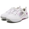 Fila Stroke 2 T3 Textile, Synthetic Leather Abrasion Resistant Breathable Low Top Tennis Shoes Unisex White Purple 1TM01807F_148