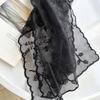 Elegant Summer Sunscreen Shawl Long Silk Headband Literary Women's Lace Scarf