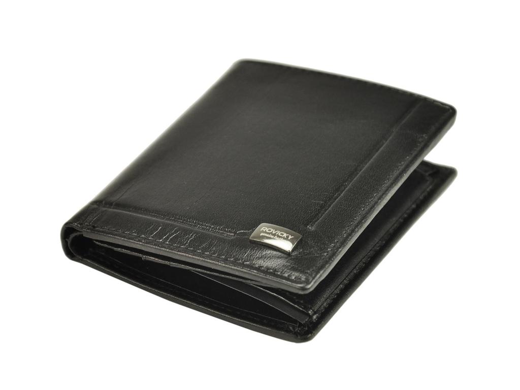 Herren Leder Geldbörse Rovicky PC-028-BAR RFID