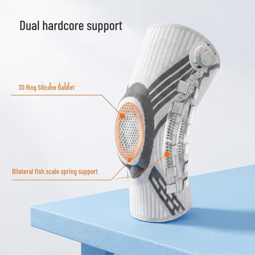 Drehbare Schnalle Silikon-Knieschoner für Outdoor-Sport & Fitness